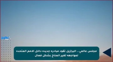 مجلس عالمي.. البرازيل تقود مبادرة جديدة داخل الأمم المتحدة لمواجهة تغير المناخ بشكل فعال